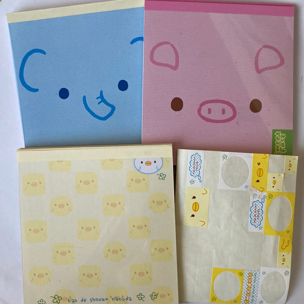 San-X Sweet Face Stationery Bundle